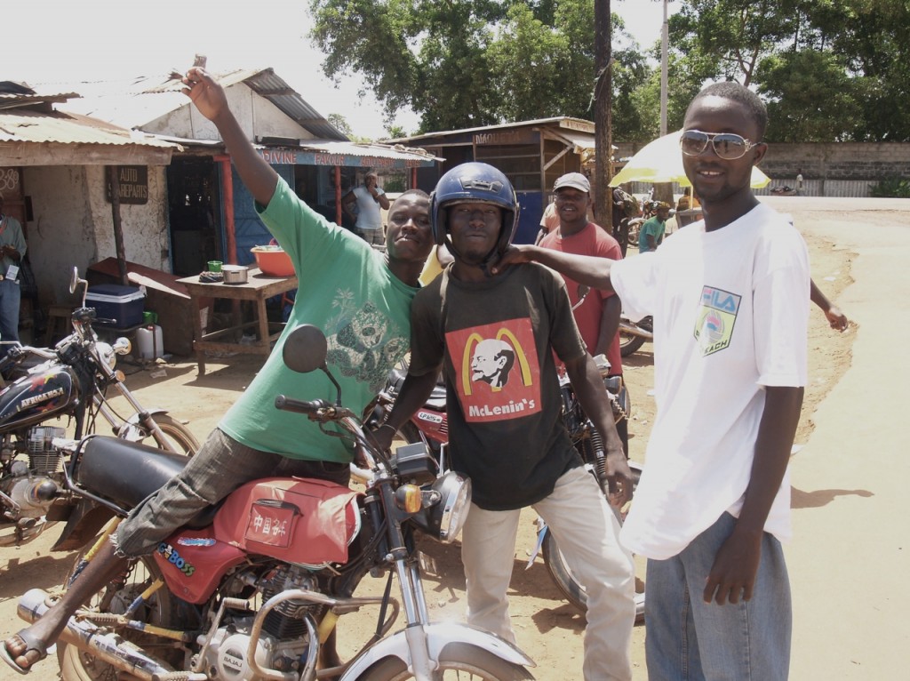 Aaron Leaf took the photo above during an investigation into a clash between vigilante groups and motorbike drivers in Monrovia, 2010.